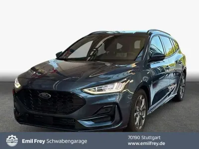 Gebraucht Ford Focus ST-Line X 125 PS (91 kW) 2023 Chrome blue metallic Kombi