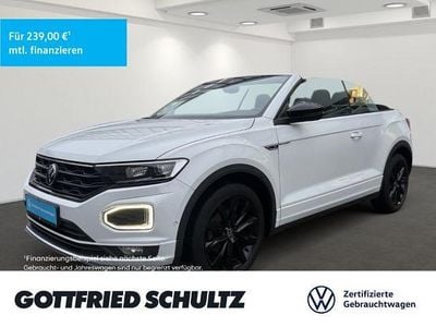 Gebraucht VW T-Roc Cabriolet R-line 150 PS (110 kW) 2021 Weiss Cabrio