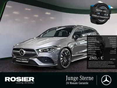Gebraucht Mercedes CLA35 AMG AMG 306 PS (225 kW) 2023 Grau / mountaingrau Coupé
