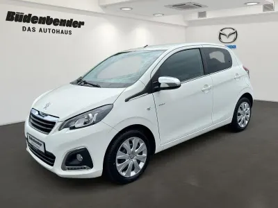 Gebraucht Peugeot 108 Style 82 PS (60 kW) 2018 Weiß Kleinwagen