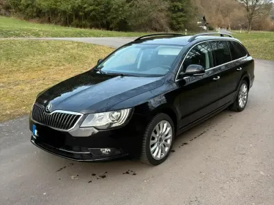 Brugt Skoda Superb 170 HK (125 kW) 2015 Sort Stationcar