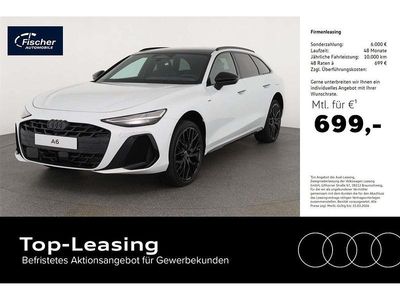 Neu Audi A6 S-Line 367 PS (269 kW) 2026 Gletscherweiß metallic Kombi