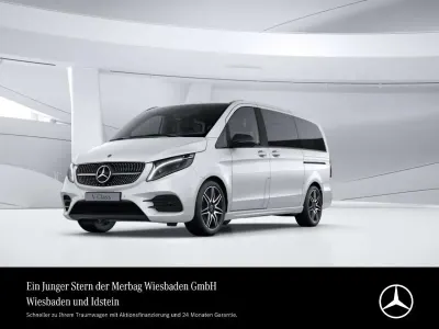Gebraucht Mercedes V300 AMG line 237 PS (174 kW) 2022 Bergkristall weiss Van / Kleinbus