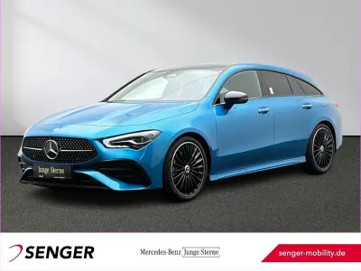 Brugt Mercedes CLA200 Shooting Brake AMG 163 HK (119 kW) 2025 Blå Stationcar