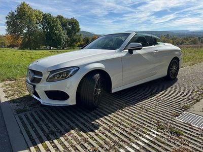 Gebraucht Mercedes C300 AMG line 245 PS (180 kW) 2018 Weiß Cabrio