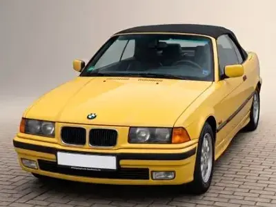 Gebraucht BMW 325 Cabriolet Sport Line 193 PS (141 kW) 1994 Gelb Cabrio