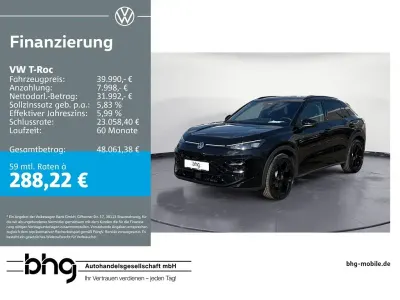 Usata VW T-Roc R-line 150 CV (110 kW) 2026 Nero SUV