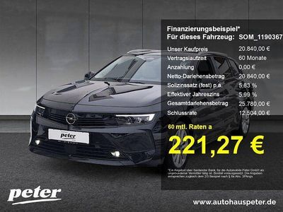 Gebraucht Opel Astra Elegance 131 PS (96 kW) 2023 Schwarz Limousine
