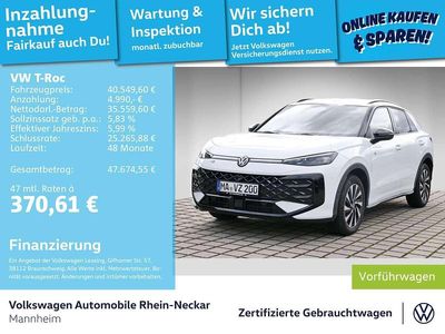 Gebraucht VW T-Roc R-line 150 PS (110 kW) 2025 Pure white SUV