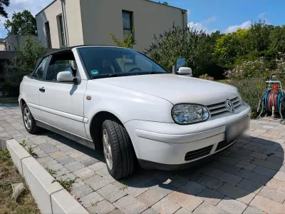 Gebraucht VW Golf Cabriolet 1998 Weiß Cabrio