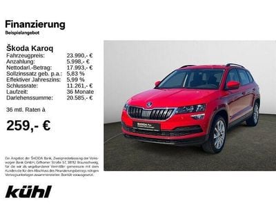 Gebraucht Skoda Karoq Style 150 PS (110 kW) 2019 Velvet rot metallic SUV