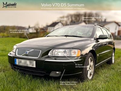 gebraucht Volvo V70 D5 Summum 185 PS cedar-grün metallic RTI