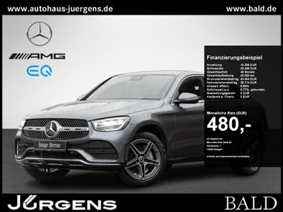 gebraucht Mercedes GLC300 d 4M Coupé AMG/Navi/LED/AHK/Easy/Cam/19"