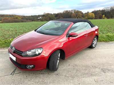 Rot Gebraucht 2012 VW Golf Cabriolet Cabrio | 6.900 €