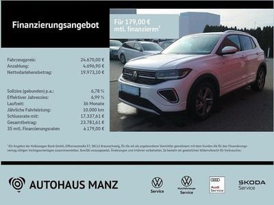Usata VW T-Cross R-line 116 CV (85 kW) 2024 Bianco SUV