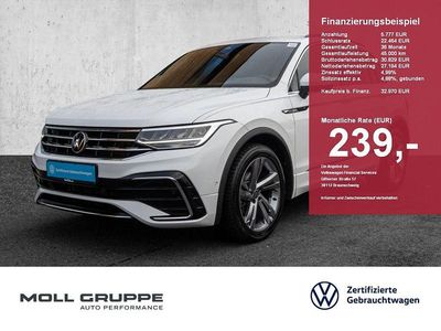 Gebraucht VW Tiguan R-line 150 PS (110 kW) 2023 Pure white SUV