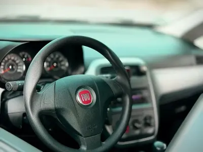 Gebraucht Fiat Punto 2009 Blau Kleinwagen
