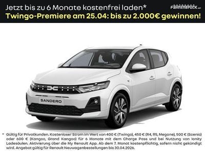 Ny Dacia Sandero Expression 122 HK (89 kW) 2026 Vit