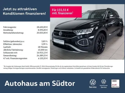 Usata VW T-Roc Goal 150 CV (110 kW) 2024 Nero SUV