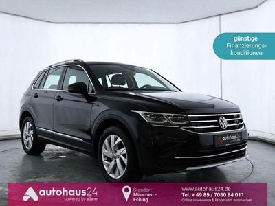 Schwarz Gebraucht 2022 VW Tiguan Elegance SUV | 27.220 € (Guter Preis)
