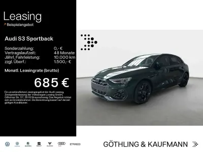 Ny Audi S3 Sport 333 HK (244 kW) 2026 Grøn Sedan