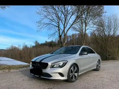 Gebraucht Mercedes CLA200 AMG line 2017 Silber Coupé