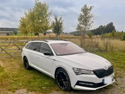 Gebraucht Skoda Superb 156 PS (114 kW) 2020 Weiß Kombi