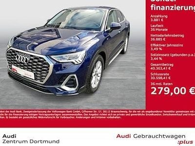 Blau Gebraucht 2025 Audi Q3 Sportback S-Line SUV | 40.766 € (Guter Preis)