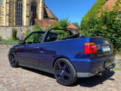 Gebraucht VW Golf Cabriolet Conceptline 174 PS (127 kW) 1996 Blau Cabrio