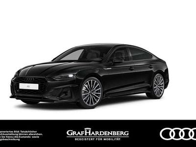 Mythosschwarz metallic Gebraucht 2022 Audi A5 Sportback S-Line Kleinwagen | 35.880 € (Guter Preis)