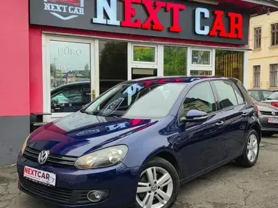 Gebraucht VW Golf VI Comfortline 122 PS (89 kW) 2010 Blau Kleinwagen