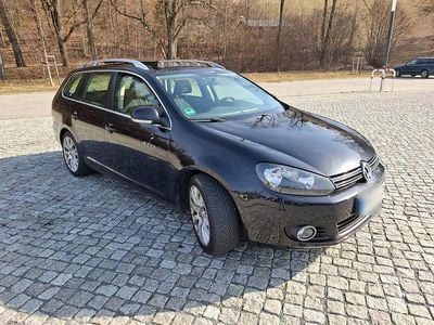 Gebraucht VW Golf VI Highline 122 PS (89 kW) 2011 Schwarz Kleinwagen