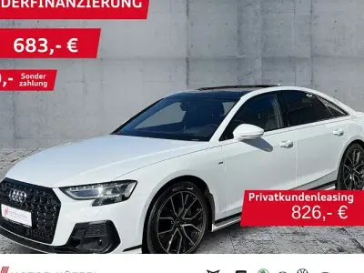 Brugt Audi A8 Ambiente 340 HK (250 kW) 2022 Hvid Sedan