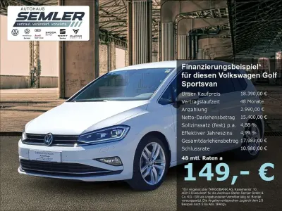 Gebraucht VW Golf Highline 131 PS (96 kW) 2020 Pure white Van / Kleinbus