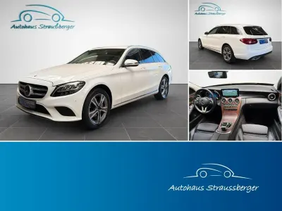 Używany Mercedes C220 194 KM (142 kW) 2018 Biały Kombi