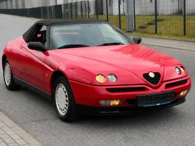 Gebraucht Alfa Romeo Spider 150 PS (110 kW) 1998 Rot Cabrio