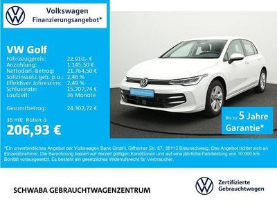 Weiß Gebraucht 2025 VW Golf Life Limousine | 22.910 € (Superpreis)