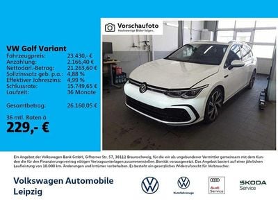 Gebraucht VW Golf VIII R-line 150 PS (110 kW) 2021 Weiß Kombi