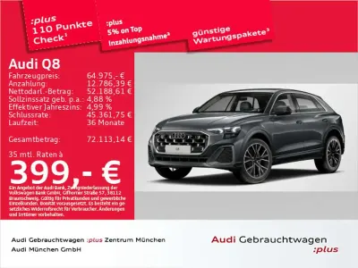 Begagnad Audi Q8 S-Line 231 HK (169 kW) 2024 Grå SUV