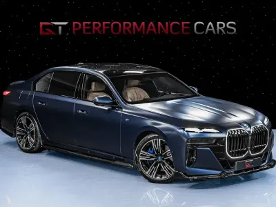 Gebraucht BMW i7 M Sport 400 kW (544 PS) 2023 Blau Limousine