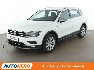 Gebraucht VW Tiguan Allspace Highline 150 PS (110 kW) 2021 Pure white SUV