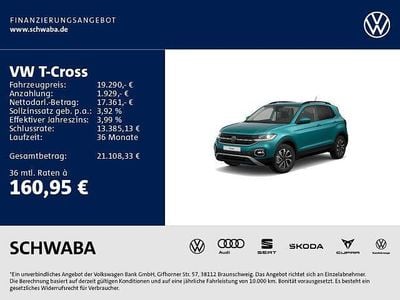 Grün Gebraucht 2022 VW T-Cross Active SUV | 19.290 € (Fairer Preis)