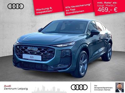 Neu Audi Q3 Sportback S-Line 204 PS (150 kW) 2025 Grün SUV