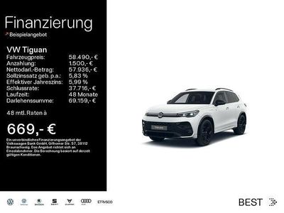Gebraucht VW Tiguan R-line 177 PS (130 kW) 2022 Weiß SUV