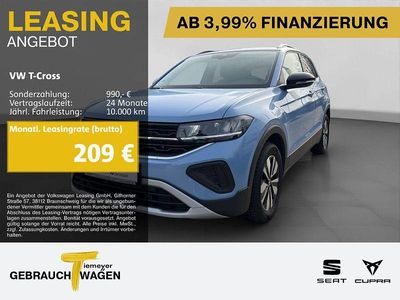 Gebraucht VW T-Cross Goal 116 PS (85 kW) 2025 Blau SUV