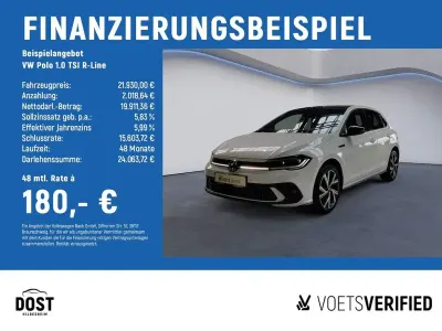 Gebraucht VW Polo R-line 95 PS (69 kW) 2024 Weiß Kleinwagen