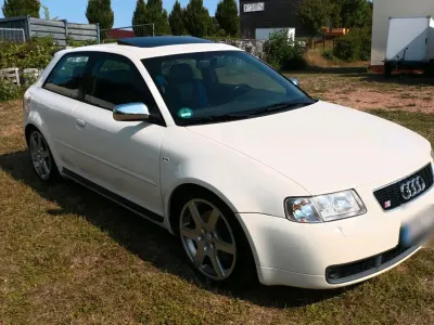 Gebraucht Audi S3 Basis 209 PS (153 kW) 1999 Weiß Kleinwagen