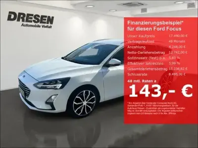 Second-hand Ford Focus Titanium 126 CP (92 kW) 2020 Alb Break