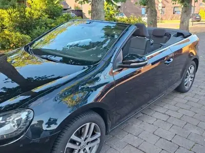 Gebraucht VW Golf Cabriolet 105 PS (77 kW) 2012 Schwarz Cabrio
