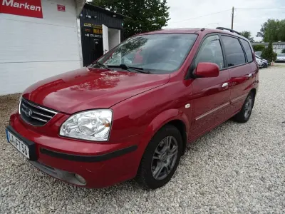 Gebraucht Kia Carens EX 126 PS (92 kW) 2002 Rot Van / Kleinbus